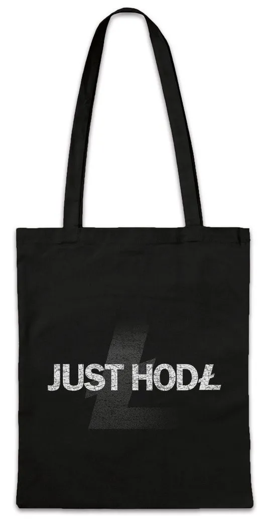 Urban Backwoods Beuteltasche Just Hodl Stofftasche Crypto Bitcoin Currencies Cryptocurrency Digital (1-tlg), Banking Banker Just I'm