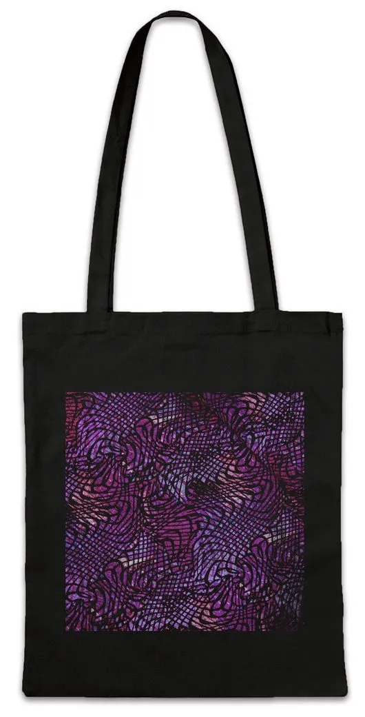 Urban Backwoods Beuteltasche Kaleidoscope Square I Stofftasche Crystal Kaleidoskop Psychedelic Art (1-tlg), Kunst Hippie Mandala Mosaik
