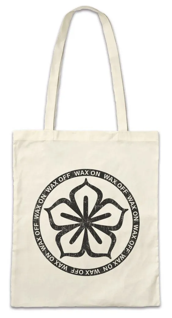 Urban Backwoods Beuteltasche Karate Lotus Logo Stofftasche The Daniel Mr. Mister Karate Kesuke (1-tlg), LaRusso Kid Miyagi John