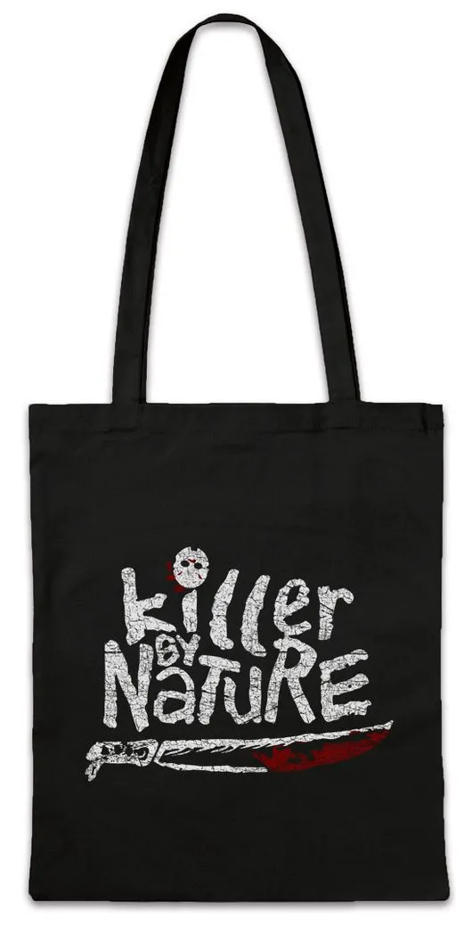 Urban Backwoods Beuteltasche Killer By Nature Stofftasche Friday The Freitag Machete Jason Mask (1-tlg), 13th Maske 13 Vorhees