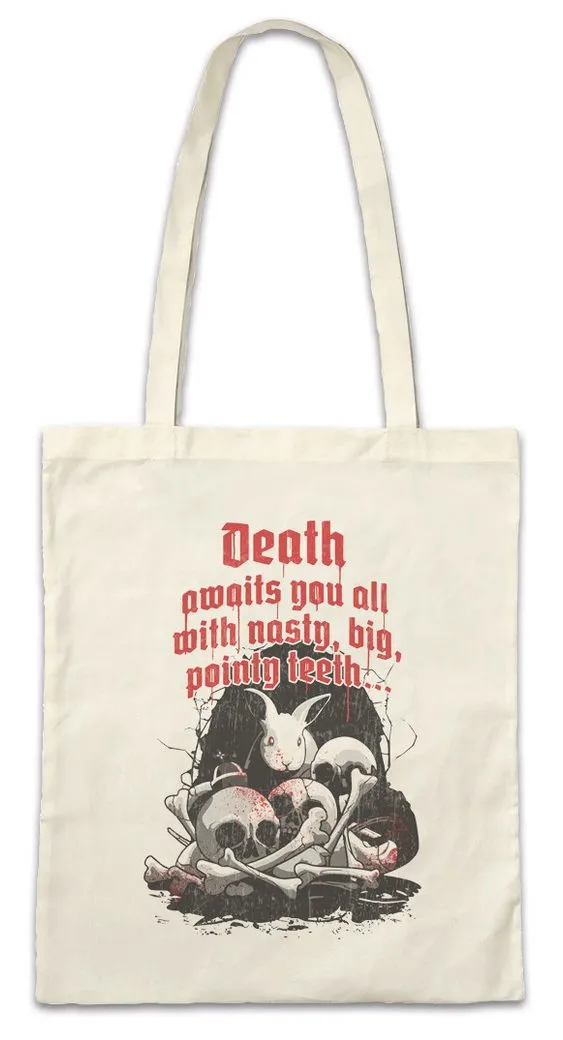 Urban Backwoods Beuteltasche Killer Rabbit I Stofftasche Monty Knights Python The Holy Ni Grail (1-tlg), Ritter And Der Kokosnuß