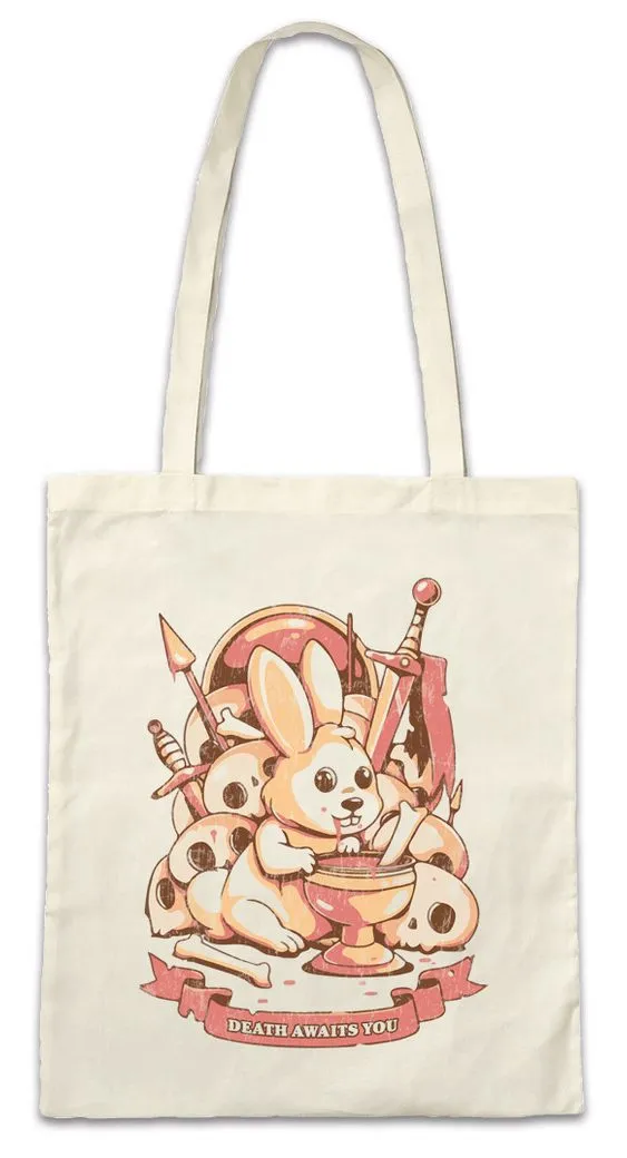 Urban Backwoods Beuteltasche Killer Rabbit III Stofftasche Monty Knights Ritter Python Of Ni (1-tlg), Kokosnuss Holy Grail Kokosnuß