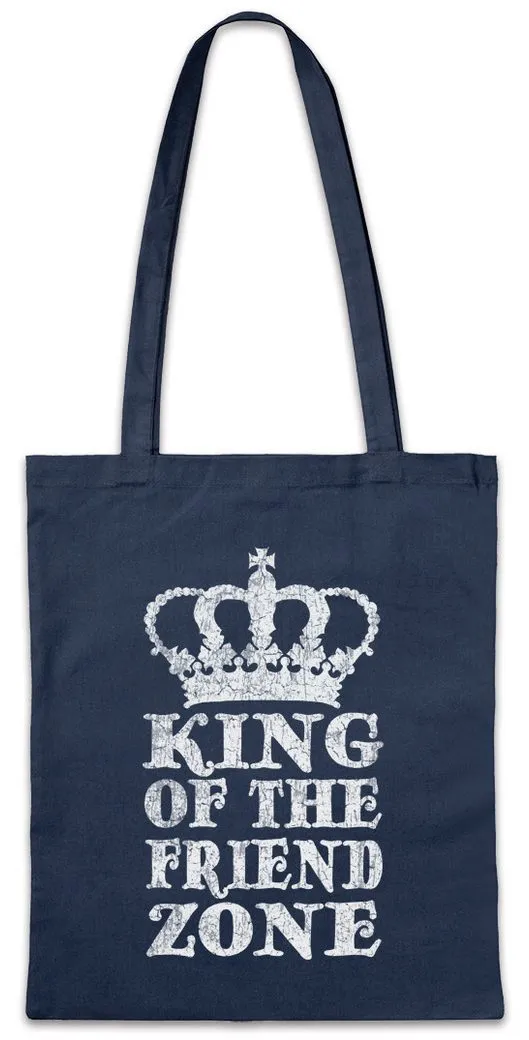 Urban Backwoods Beuteltasche King Of The Friend Zone Stofftasche Friendzone Fun Freundschaft Friend (1-tlg), Ship Friendship König Love