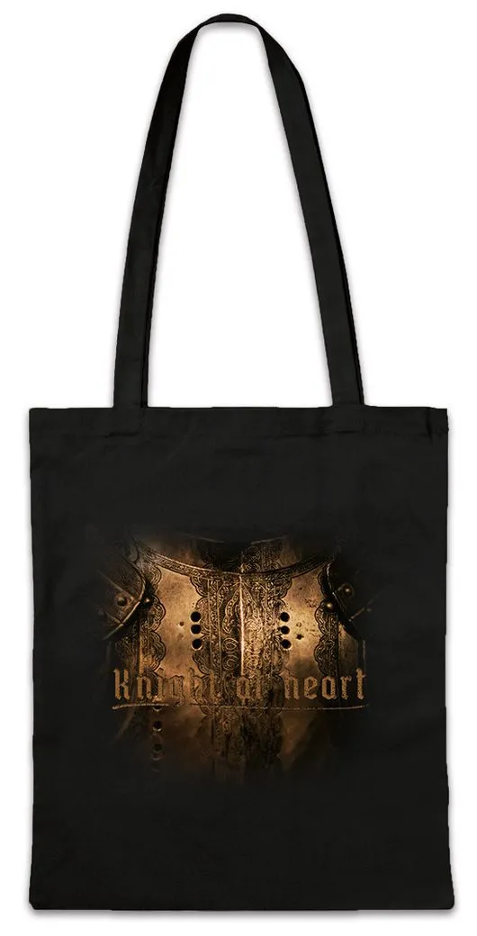 Urban Backwoods Beuteltasche Knight At Heart Stofftasche Rüstung Armor Tugenden Ritter Seven 7 (1-tlg), Virtues Tempelritter Crusader Vertus