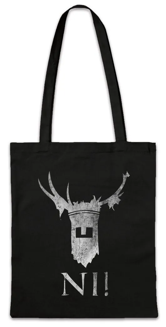 Urban Backwoods Beuteltasche Knights Of Ni Stofftasche Monty Fun Python Ritter Comedy Kokosnuß Die (1-tlg), Ritter der Kokosnuß