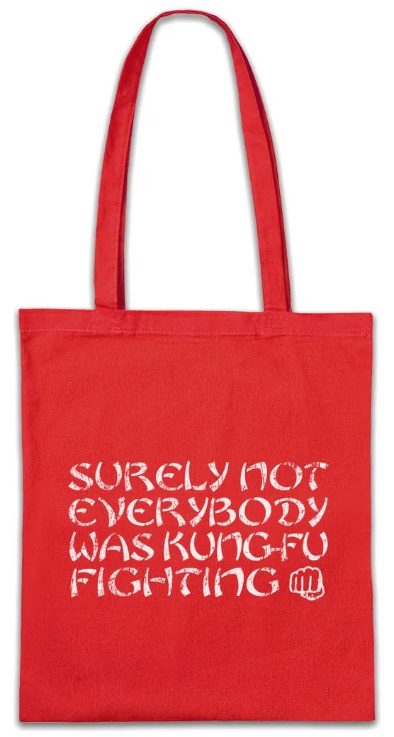 Urban Backwoods Beuteltasche Kung-Fu Fighting Stofftasche Martial Arts Kung Bruce Fu Fight Lee (1-tlg), Karate Song Fun Sports