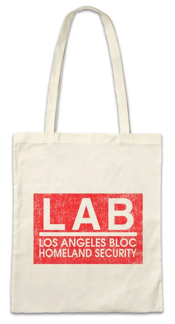 Urban Backwoods Beuteltasche Lab Logo Stofftasche Red Hats The Los Angeles Bloc Colony Homeland (1-tlg), Security Patch Symbol Sign