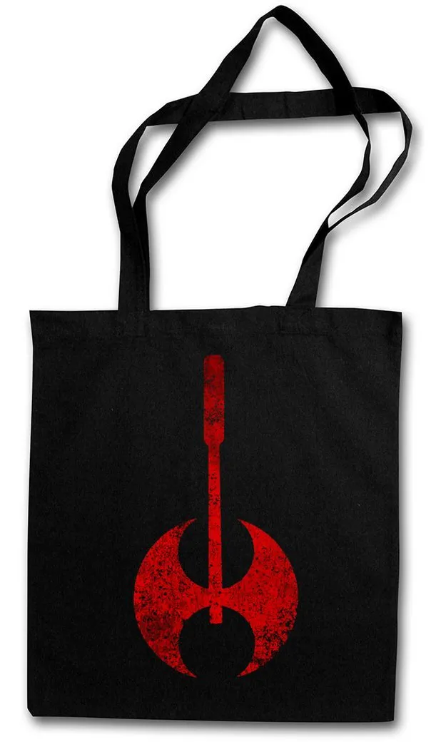 Urban Backwoods Beuteltasche Labyrix Symbol Stofftasche Minos Satan Devil Satanism Satanismus 666 (1-tlg), Pentragram Axe Teufel Lucifer