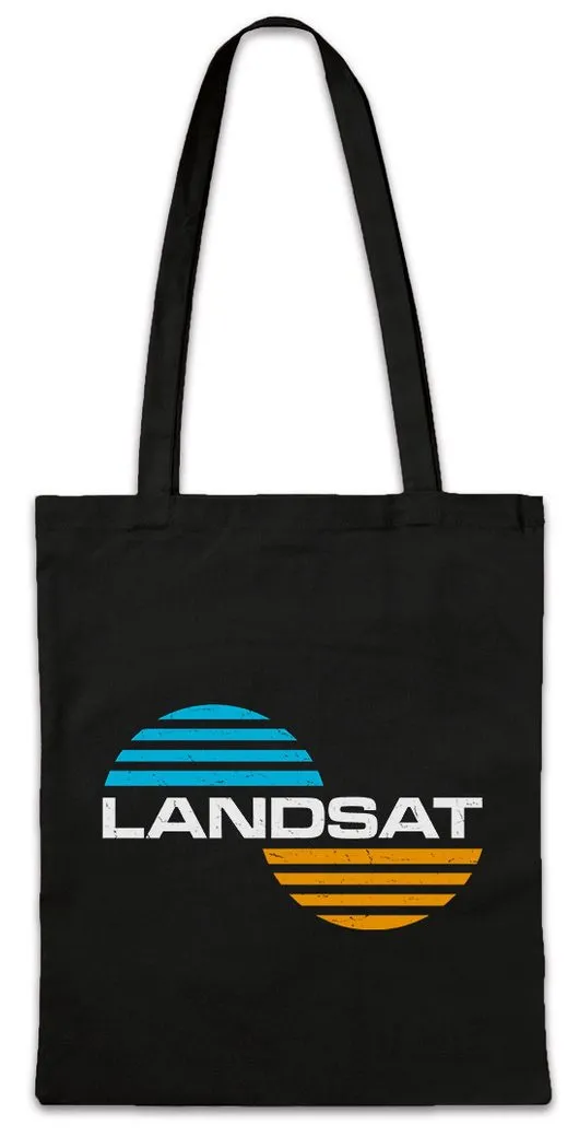 Urban Backwoods Beuteltasche Landsat I Stofftasche Logo Kong Symbol Zeichen King Skull Sign Island (1-tlg), Steve Woodward Landsat Insel