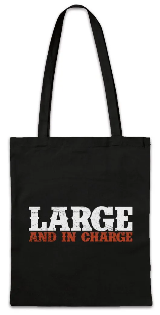 Urban Backwoods Beuteltasche Large And In Charge Stofftasche Dick Dicker Stolz Übergewicht Chubby (1-tlg), Pride Fat Large Big