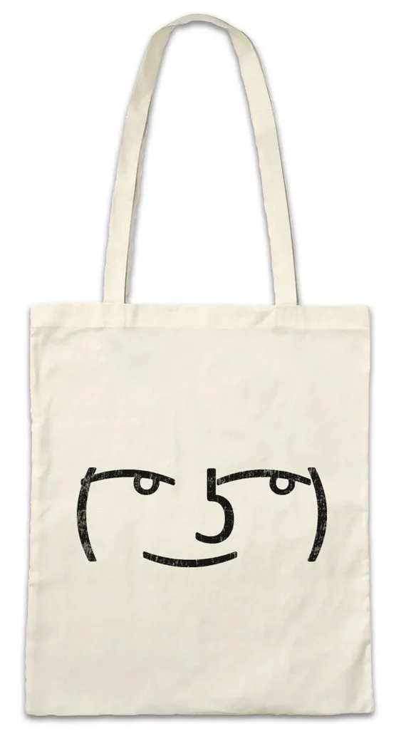 Urban Backwoods Beuteltasche Le Lenny Face Stofftasche Informatiker Programmierer PC Informatik IT (1-tlg), Computer Admin Science Scientist