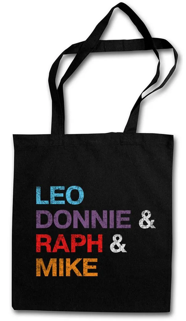 Urban Backwoods Beuteltasche Leo Donnie & Raph & Mike Stofftasche Teenage Mutant TV Series Splinter (1-tlg), Hero Ninja Turtles Donatello