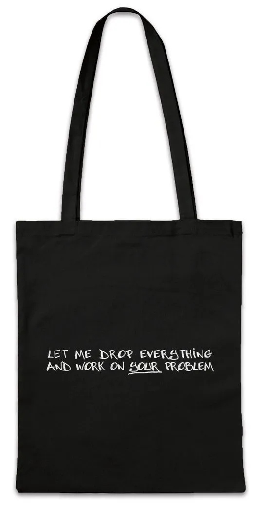 Urban Backwoods Beuteltasche Let Me Drop Everything Stofftasche Informatiker Problem Solver Mathe (1-tlg), Mathematiker Solve Lösen Problemlöser