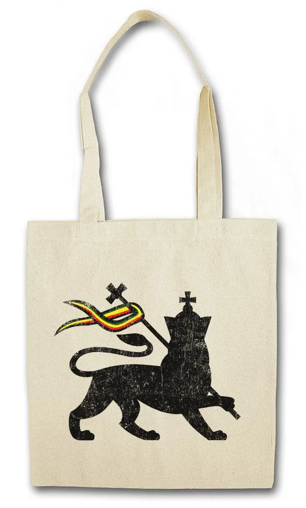 Urban Backwoods Beuteltasche Lion Of Judah I Stofftasche Zion Babylon Reggae Zion Löwe Jamaika (1-tlg), Marley Irie Ska Jamaica