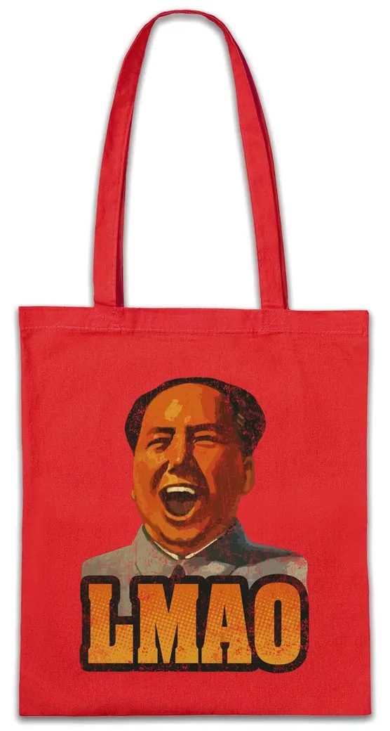 Urban Backwoods Beuteltasche LMAO Stofftasche Geek Nerd Mao Cat Cats Tse-Tung Sozialist Kommunist (1-tlg), Sozialismus Kommunismus Socialist Socialism