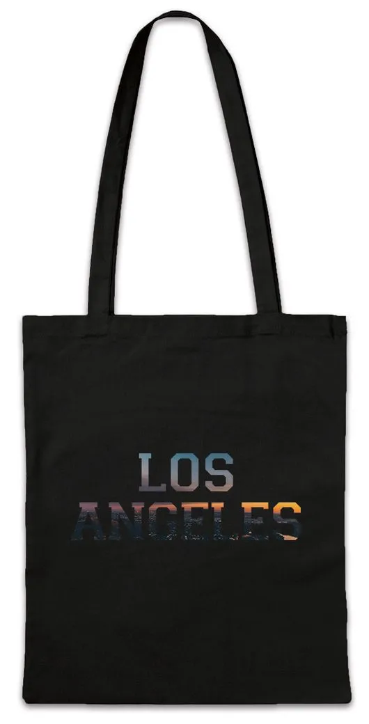 Urban Backwoods Beuteltasche Los Angeles Stofftasche California Kalifornien Venice LA Beach Skyline (1-tlg), Stadt City Hollywood United