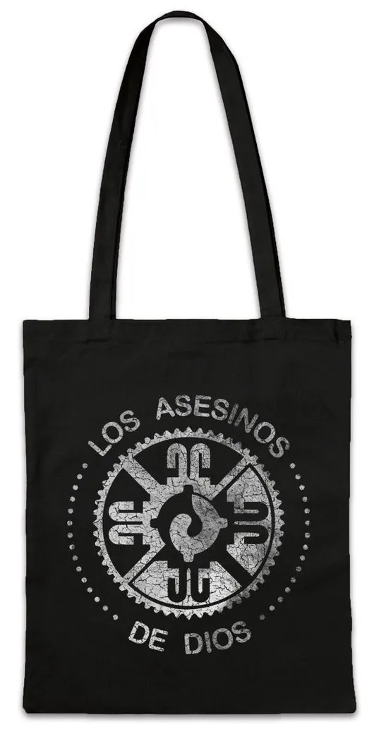 Urban Backwoods Beuteltasche Los Asenios Logo Stofftasche Patch Biker Club Motorcycle Symbol Sign (1-tlg), Gang SOA MC Mayans