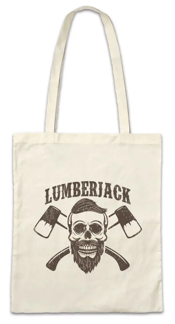 Urban Backwoods Beuteltasche Lumberjack IV Stofftasche Holzfäller Axt Waldarbeiter Förster Logger (1-tlg), Woodcutter Woodsman Woodworker Jack