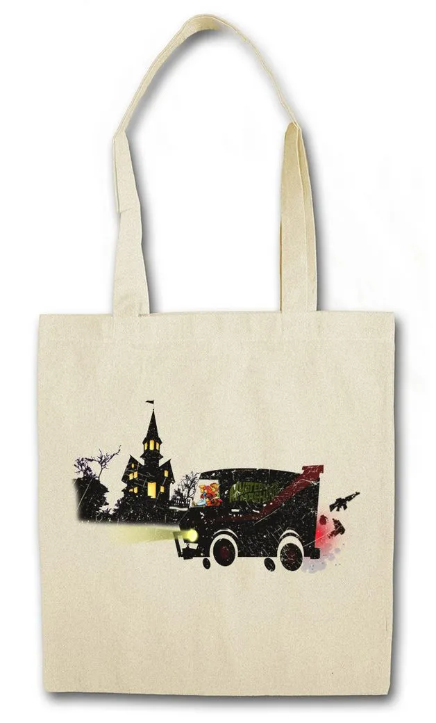 Urban Backwoods Beuteltasche M-Team Stofftasche Team Van Mystic T Dog Cartoon Car Series Scooby A (1-tlg), TV Retro Kult Kids
