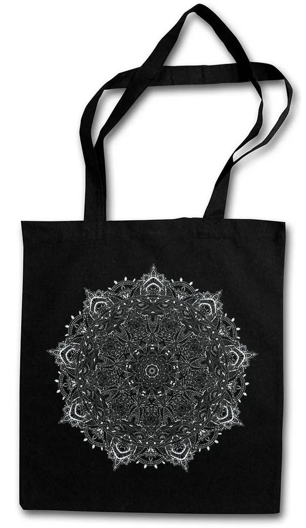 Urban Backwoods Beuteltasche Mandala I Stofftasche Shirt Yantra Hinduism Buddhism Buddhismus Om (1-tlg), Hinduismus Hindu Shiva Buddha