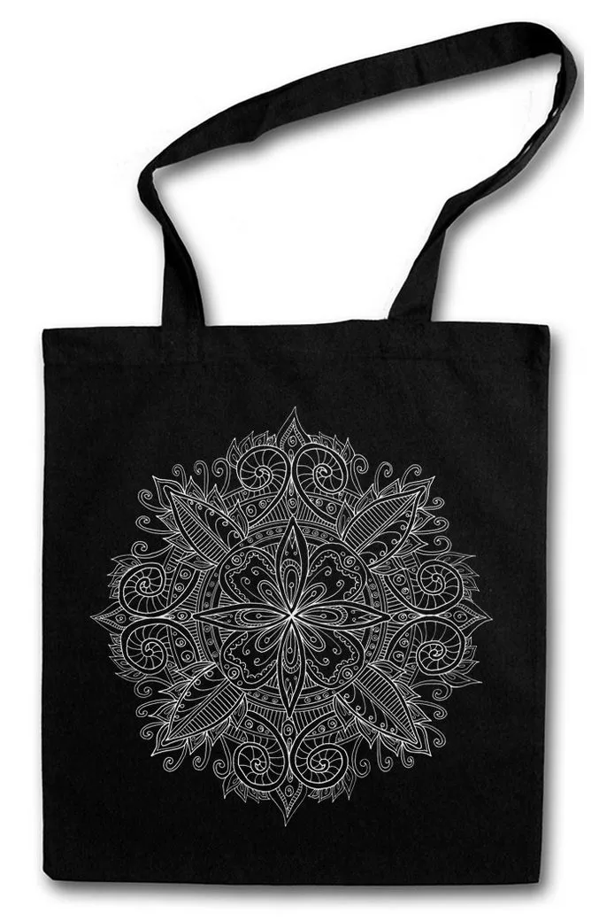 Urban Backwoods Beuteltasche Mandala VI Stofftasche Yantra Hinduism Buddhism Buddhismus Hinduismus (1-tlg), Hindu Shiva Buddha Dharma