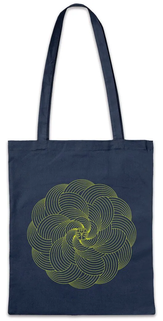 Urban Backwoods Beuteltasche Mandala X Stofftasche Celtic Kelten Yantra Hinduism Buddhism (1-tlg), Buddhismus Hinduismus Hindu Shiva