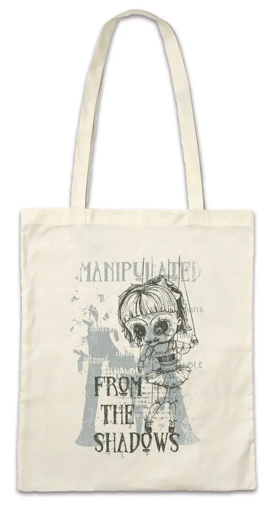 Urban Backwoods Beuteltasche Manipulated Shadows Stofftasche Puppe Marionette Puppenspieler Puppet (1-tlg), Player Chester Creb Schauspieler