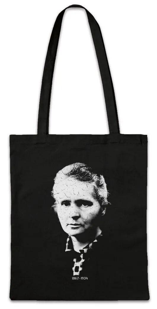Urban Backwoods Beuteltasche Marie Curie Stofftasche Skodowskahysiker Chemikerin Chemiker Physik (1-tlg), Chemie Chemistry Physikerin Wissenschaftlerin