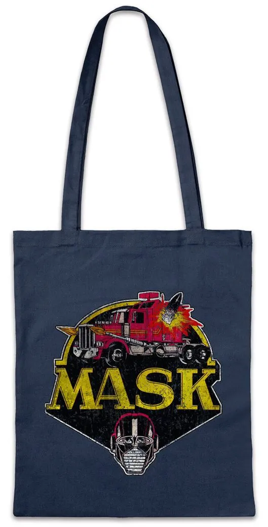 Urban Backwoods Beuteltasche Mask Vintage Logo Stofftasche Venom Kult TV Cartoon Retro 80s Kult (1-tlg), Miles Mayhem Toys