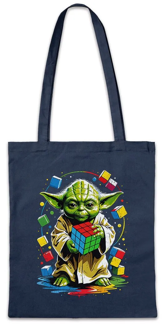 Urban Backwoods Beuteltasche Master Cube Stofftasche Zauberwürfel Wars Yoda 80s Magic Star (1-tlg), Speed Cubing Jedi Cuber