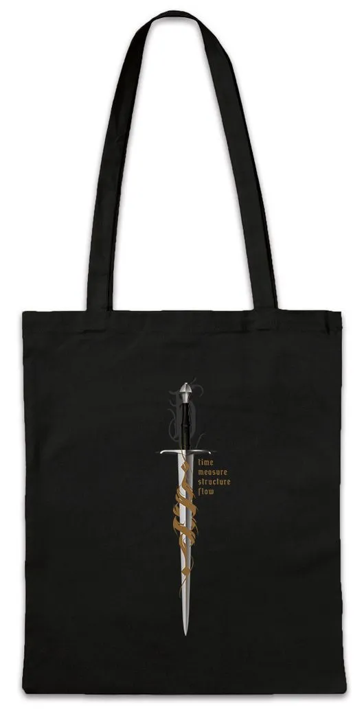 Urban Backwoods Beuteltasche Mastering the Longsword Stofftasche Sword Schwert Langschwert Tugenden (1-tlg), Ritter Knight Seven 7