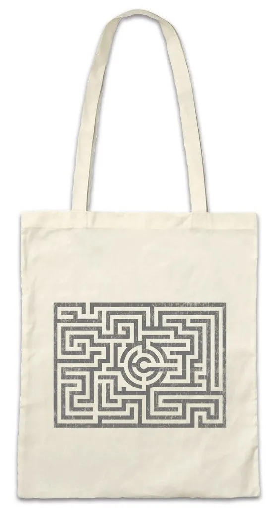 Urban Backwoods Beuteltasche Maze I Stofftasche Labyrinth Esoterik Mystik Spirale Hypnose (1-tlg), Hypnotiseur Magie Magier Zauberer