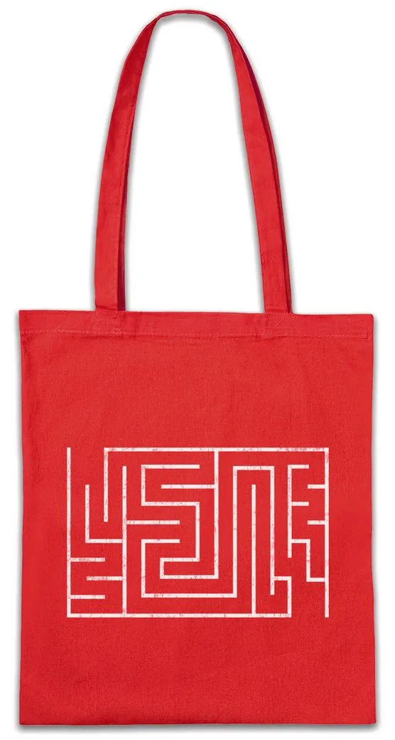 Urban Backwoods Beuteltasche Maze II Stofftasche Labyrinth Esoterik Mystik Spirale Hypnose (1-tlg), Hypnotiseur Magie Magier Zauberer