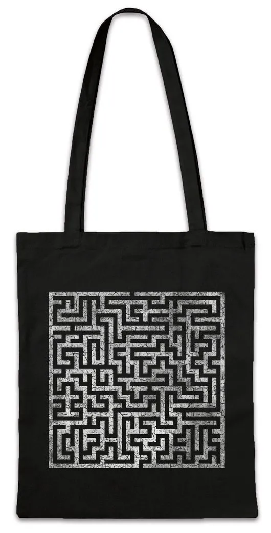 Urban Backwoods Beuteltasche Maze IV Stofftasche Labyrinth Esoterik Mystik Spirale Hypnose (1-tlg), Hypnotiseur Magie Magier Zauberer