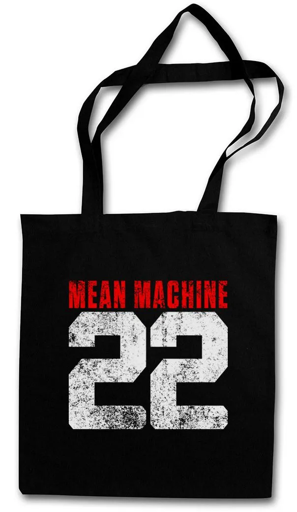 Urban Backwoods Beuteltasche Mean Machine 22 Stofftasche The Longest Yard Die Härteste Meile Spiel (1-tlg), Ohne Regeln Film