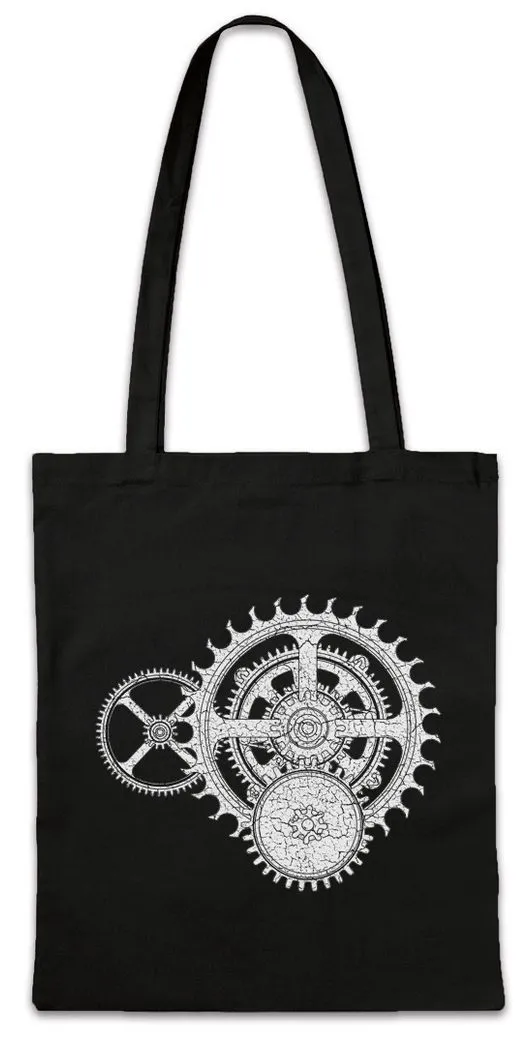 Urban Backwoods Beuteltasche Mechanism I Stofftasche Uhr Uhrmacher Clockwork Uhren Watch Sammler (1-tlg), Mechaniker Mechanik Collector Technologie