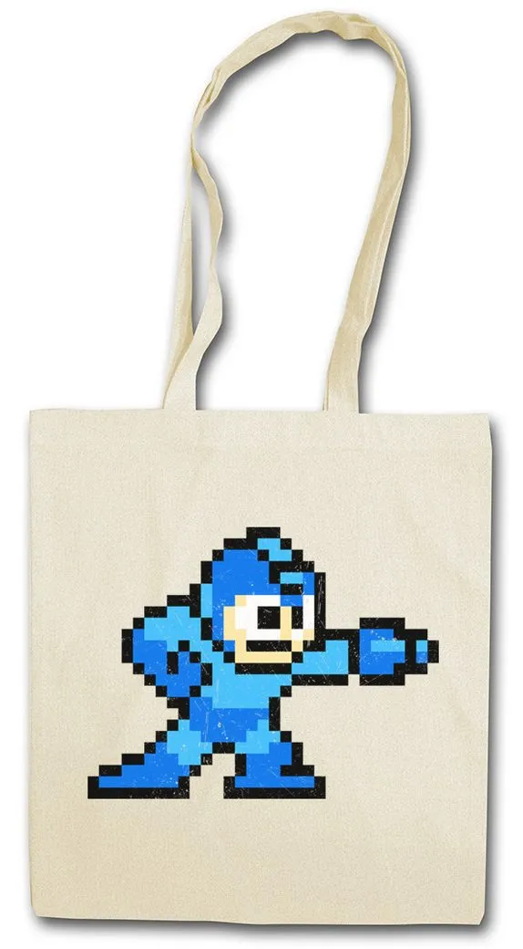 Urban Backwoods Beuteltasche Mega Boy Stofftasche Game 16 Bit Retro Video Nerd Game Man Console (1-tlg), Konsole Gamepad Joypad 80s
