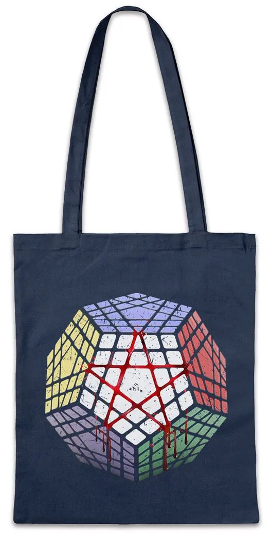 Urban Backwoods Beuteltasche Megaminx Pentacle Stofftasche Cube Zauberwürfel 80s Magic Speed Cubing (1-tlg), Cuber Speedcube Megamix Pentagramm