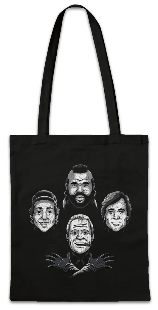Urban Backwoods Beuteltasche Mercenaries Rhapsody Stofftasche The A Murdock B. A. Team Hannibal (1-tlg), Baracus Mr. Faceman T