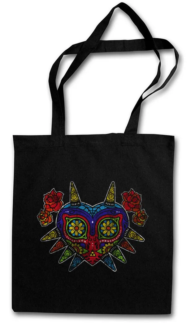 Urban Backwoods Beuteltasche Mexican Majora's Mask Stofftasche Horror Kid Zelda Game Kult Nerd (1-tlg), Majora Link Legend Fantasy