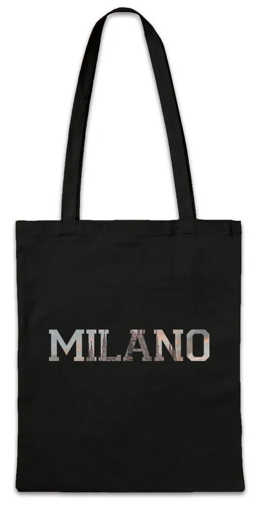 Urban Backwoods Beuteltasche Milano Stofftasche Skyline Stadt City Ville Città Ciudad Milan Mailand (1-tlg), Italien Lombardy Lombardei Stadt