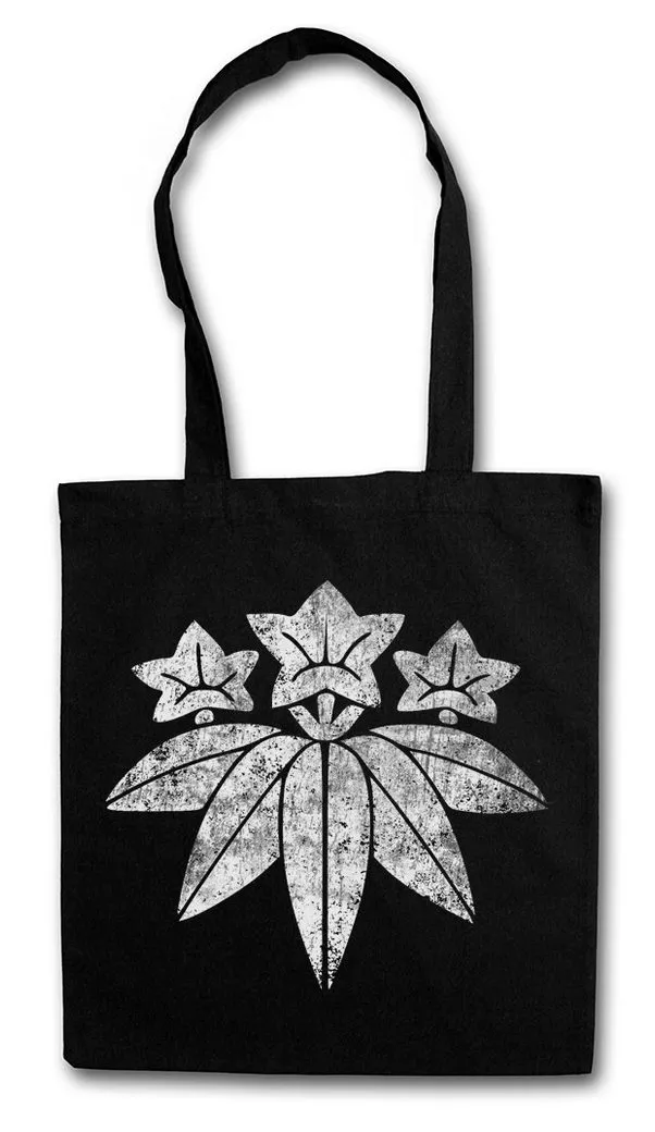 Urban Backwoods Beuteltasche Minamoto Clan Mon Stofftasche Shogun Samurai Ninja Shogunat Japan Logo (1-tlg), Symbol Bushido Katana Daimyo