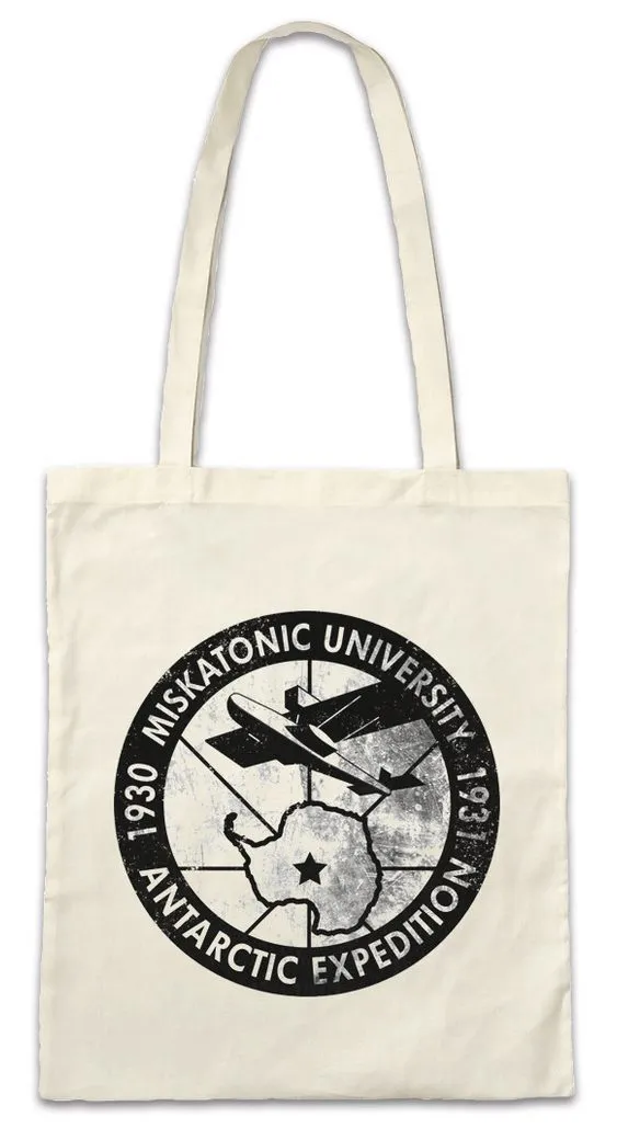 Urban Backwoods Beuteltasche Miskatonic A2 Stofftasche Cthulhu Antartic Monster Lovecraft Arkham (1-tlg), Innsmouth Call Dunwich Azathoth