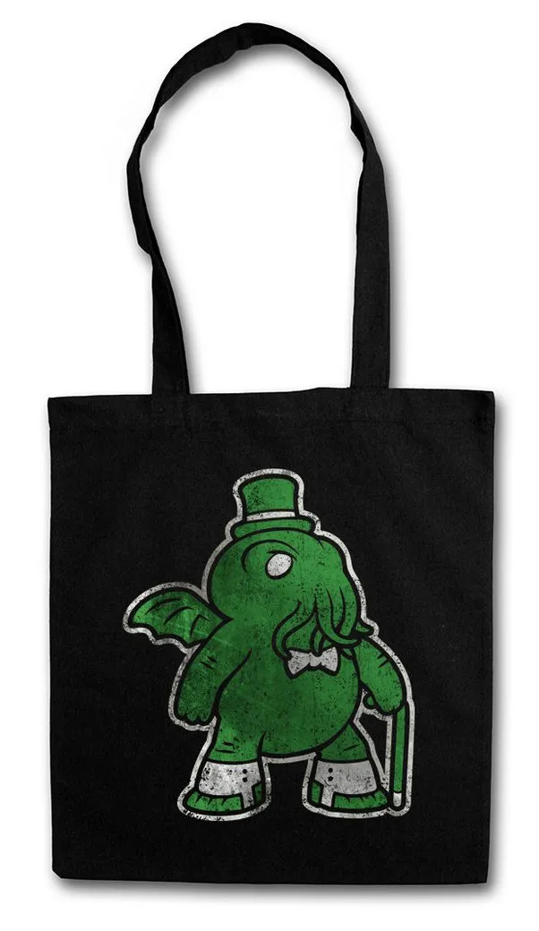 Urban Backwoods Beuteltasche Mister Cthulhu Stofftasche Call Horror Arkham H. P. Lovecraft (1-tlg), Miskatonic R´LYEH  University Antarctic