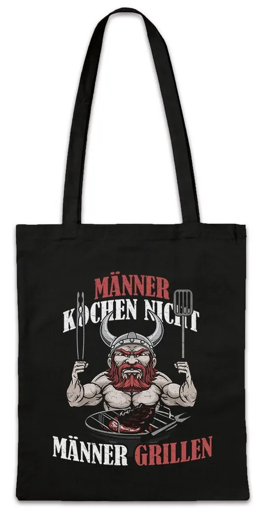 Urban Backwoods Beuteltasche Männer Grillen Stofftasche BBQ Mann Fleisch Steak Beef Vikings (1-tlg), Wikinger Thor Odin Viking