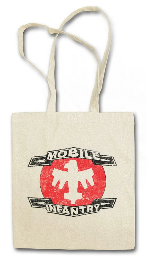 Urban Backwoods Beuteltasche Mobile Infantry Logo Stofftasche Federation Flag Starship Movie (1-tlg), Troopers Fahne Logo Zeichen