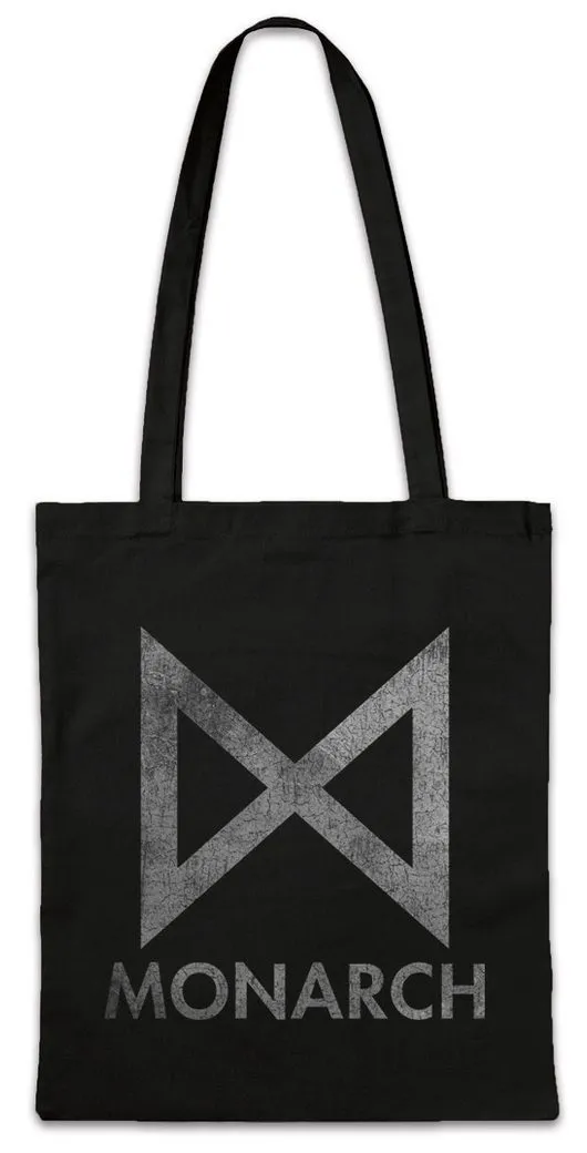 Urban Backwoods Beuteltasche Monarch Logo Stofftasche Symbol Sign Logo Zeichen Company Firma (1-tlg), Firmenlogo Monster Entreprise Godzilla