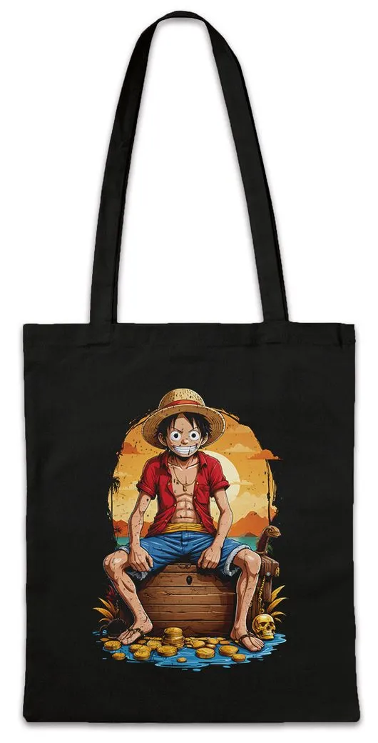 Urban Backwoods Beuteltasche Monkey Smile Ruffy Stofftasche One Pirate Adventure Anime Piece D (1-tlg), Luffy Treasure Pirates Series