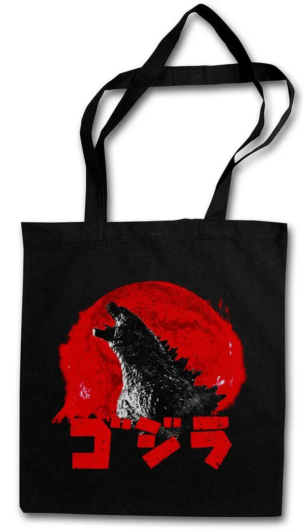Urban Backwoods Beuteltasche Monster Vintage Logo Stofftasche Tokyo Godzilla King Monster Kong (1-tlg), Nippon Japan Goijra Frankenstein
