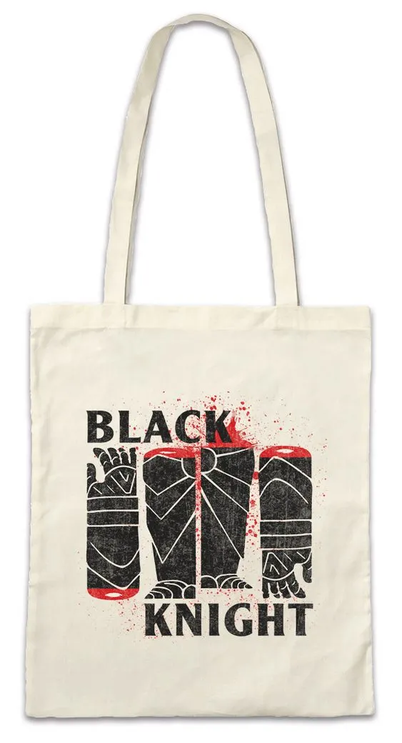 Urban Backwoods Beuteltasche Monty Black Knight Stofftasche Monty Fun Schwarzer Life Ritter Python (1-tlg), Holy Grail Knights Ritter